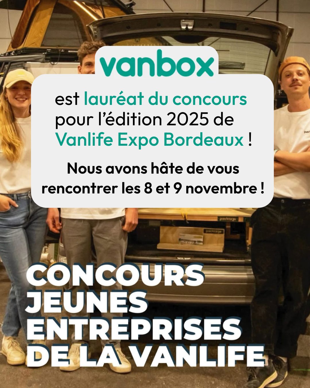 Vanbox lauréat concours