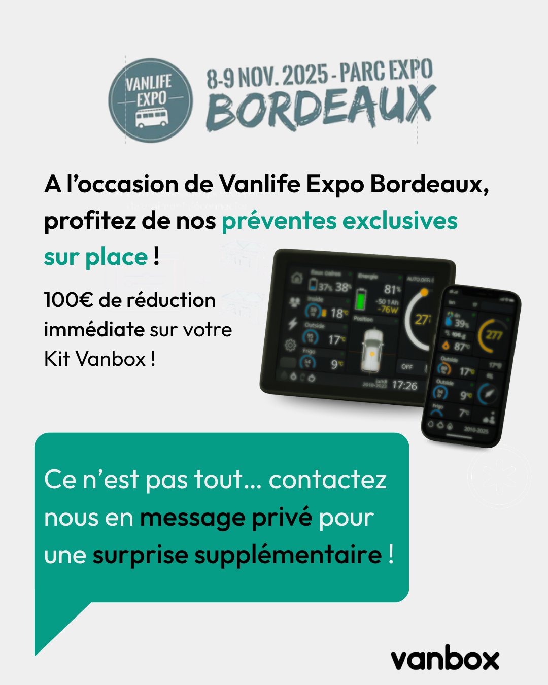 Préventes exclusives Vanlife Expo